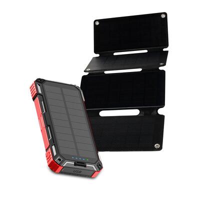 Solar powerbank spark 2 + portable solar panel unfold 15