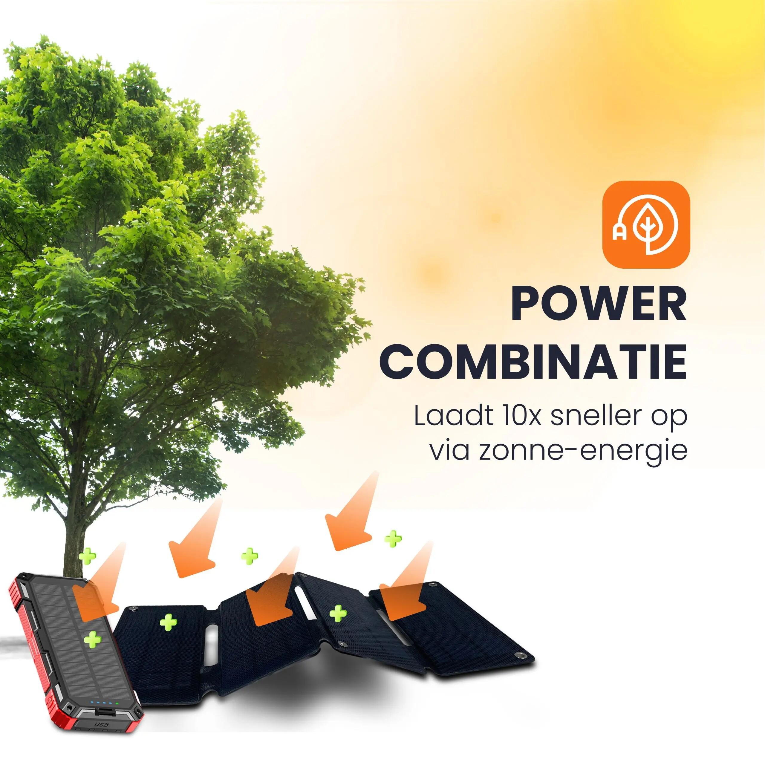 Solar Powerbank Spark 2 + Portable Solar Panel Unfold 15 5/15