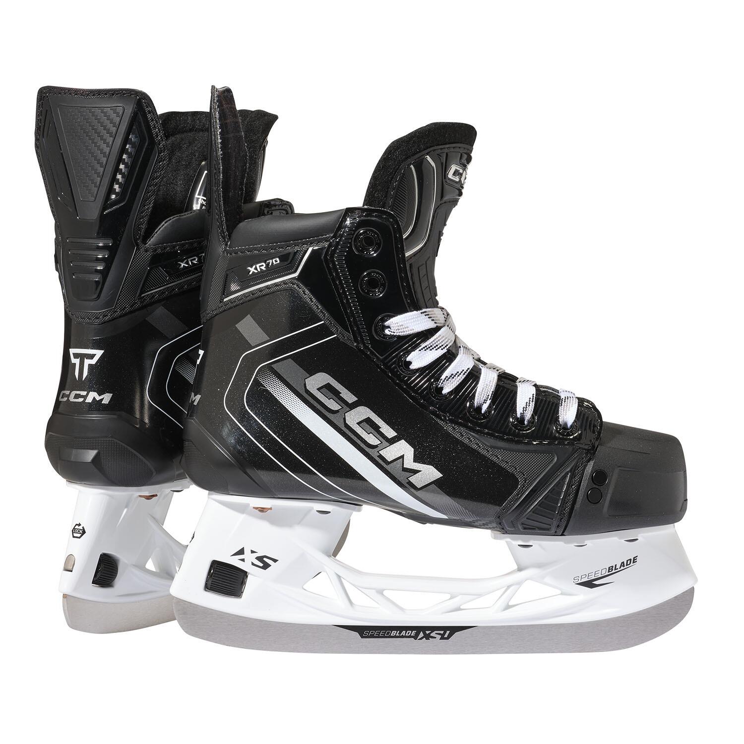 Tacks XR70 – łyżwy do hokeja na lodzie – dla dzieci – czarne – białe 6/7