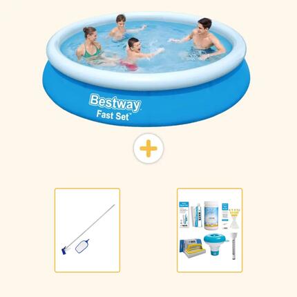 BESTWAY Piscina Bestway Fast Set Redonda - 366x76 cm - 3-piezas S22655