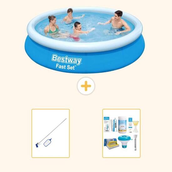 BESTWAY Piscina Bestway Fast Set Redonda - 366x76 cm - 3-piezas S22655