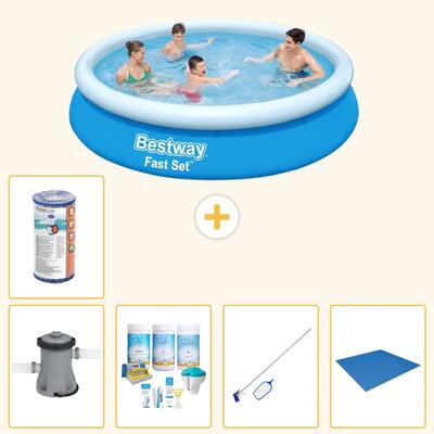 Bestway fast set rond - 366x76 cm - 6-delig s22022