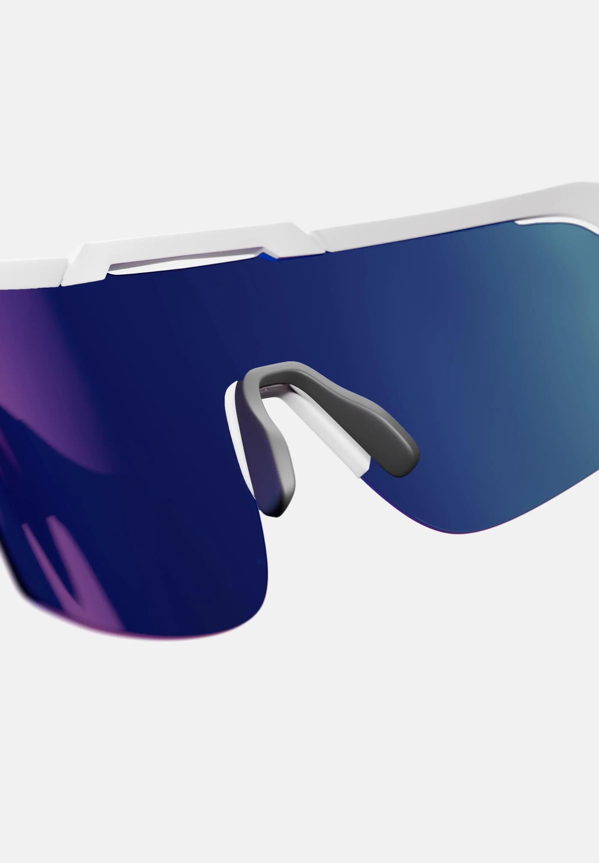 Lunettes de sport enveloppantes TR90 UV400 polycarbonate unisexe 4/6
