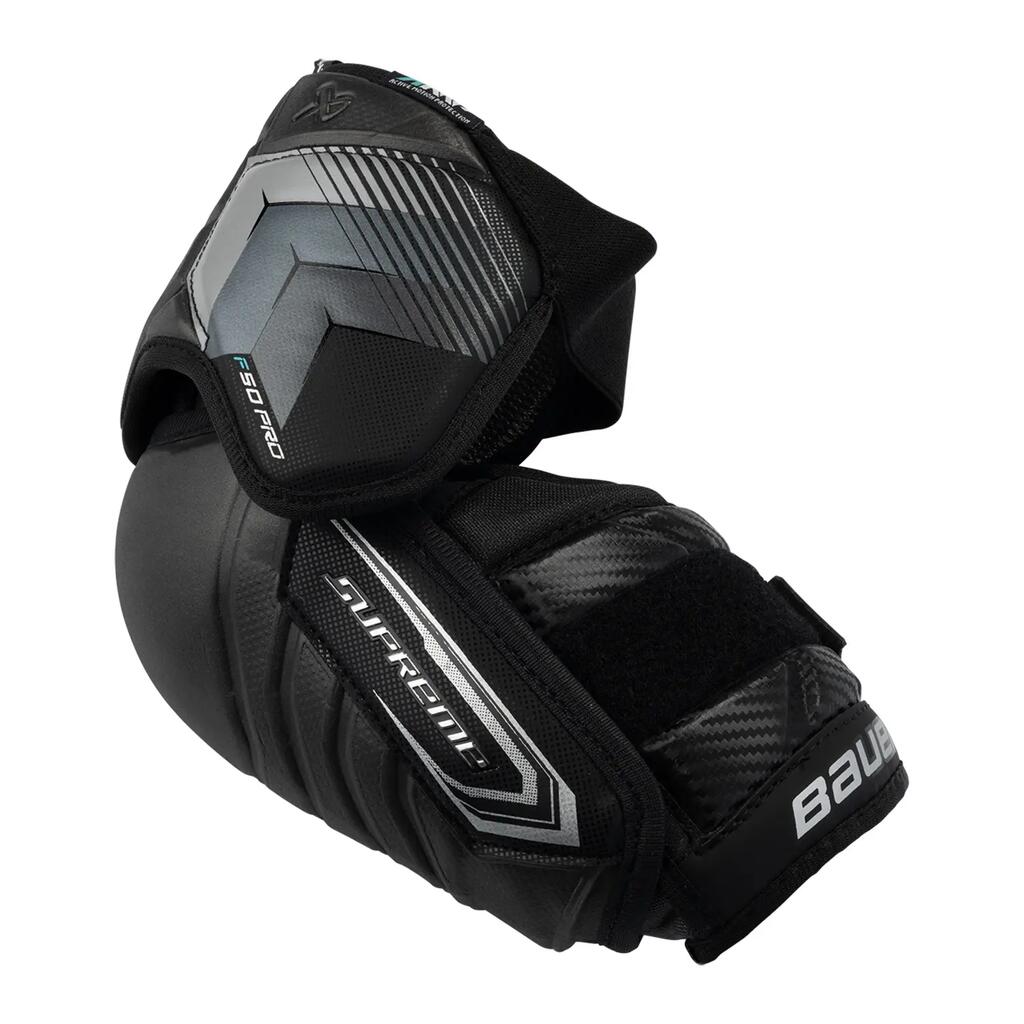 BAUER Supreme F50 Pro Intermediate black kids Hockey Elbow Pads