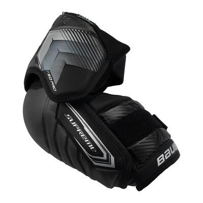 Bauer supreme f50 pro intermediate elleboogbeschermers, zwart