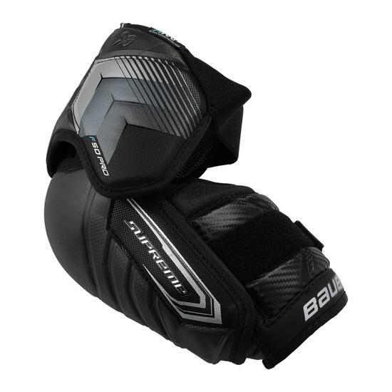 BAUER Supreme F50 Pro Intermediate coudières de hockey noires