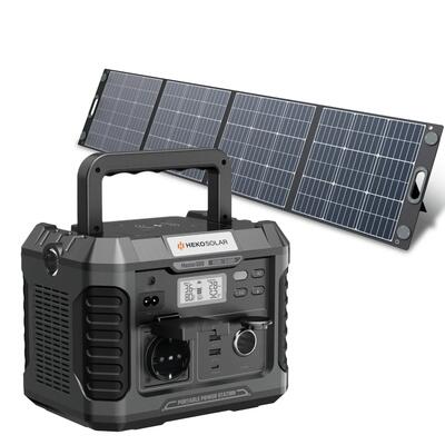 Draagbare powerstation master 600 346wh met zonnepaneel unfold 200 w