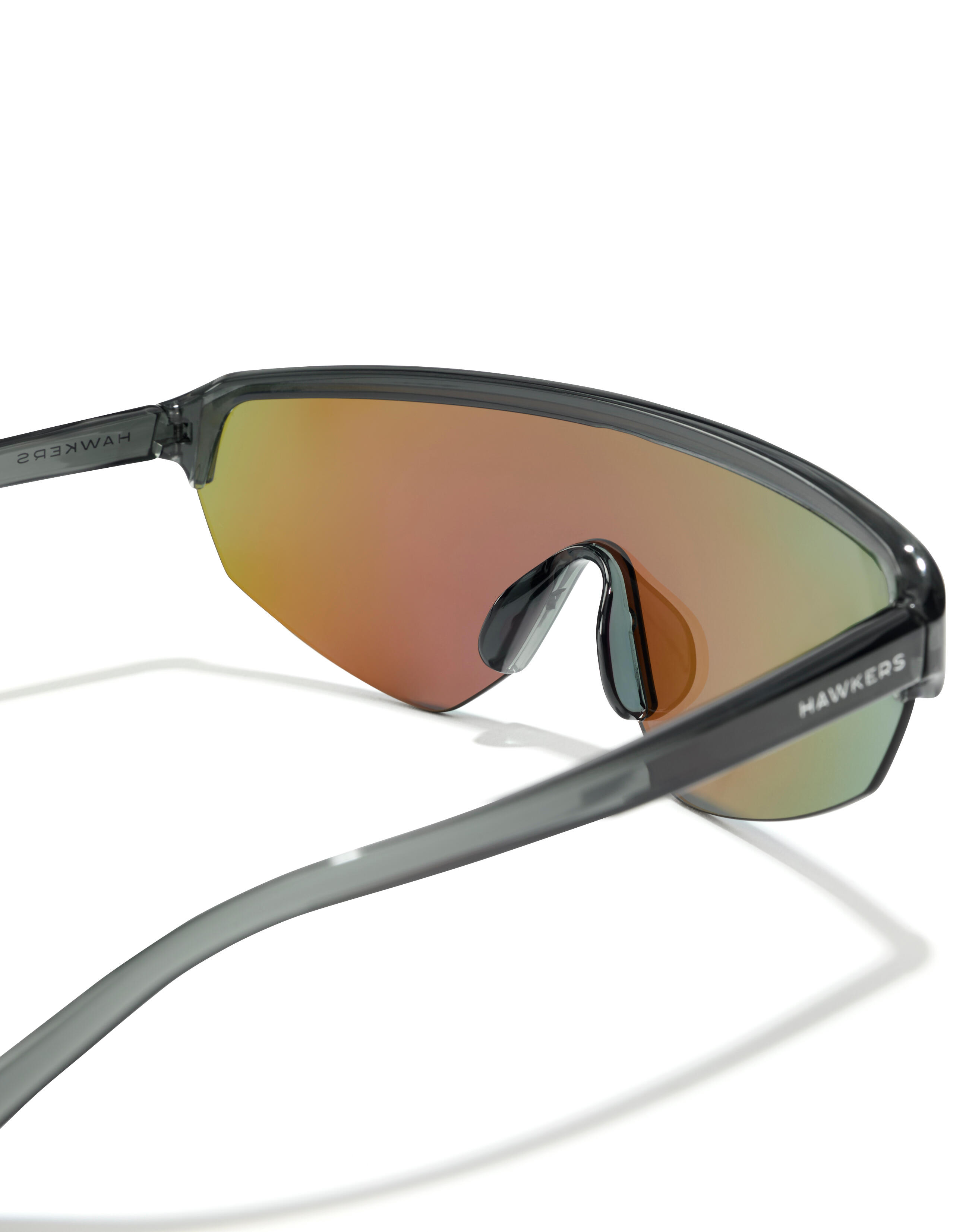 HAWKERS - Gafas de Sol para Hombre y Mujer APEX - SMOKE CLEAR BLUE 3/8