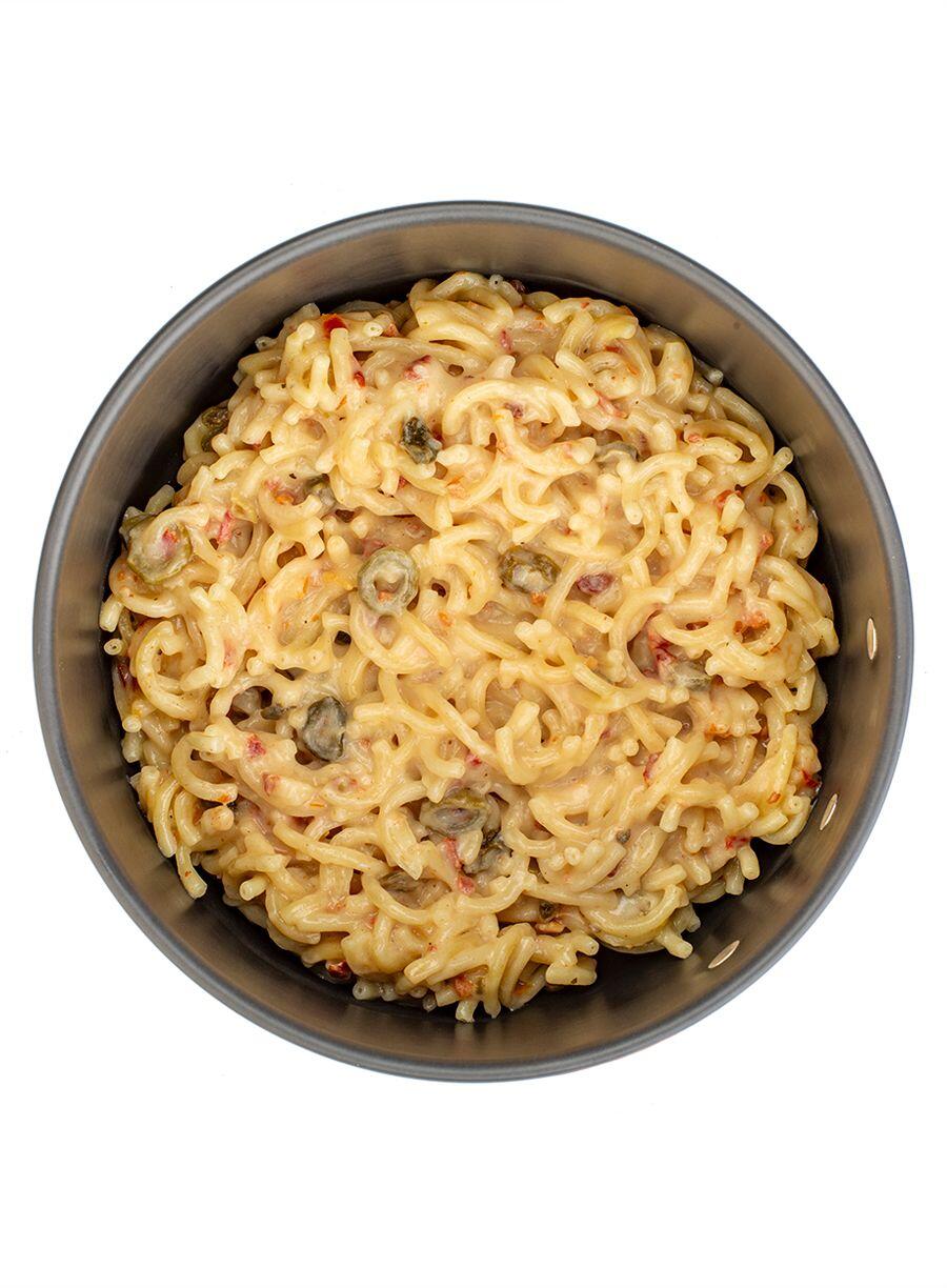 Repas lyophilisé Pâtes aux olives Veggie 125g 2/4