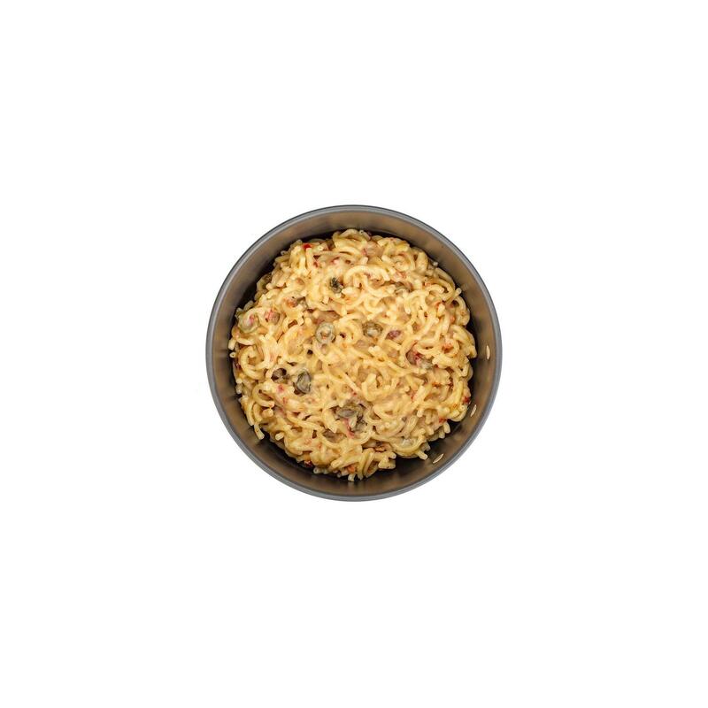 Mâncare liofilizată paste cu măsline vegetariene