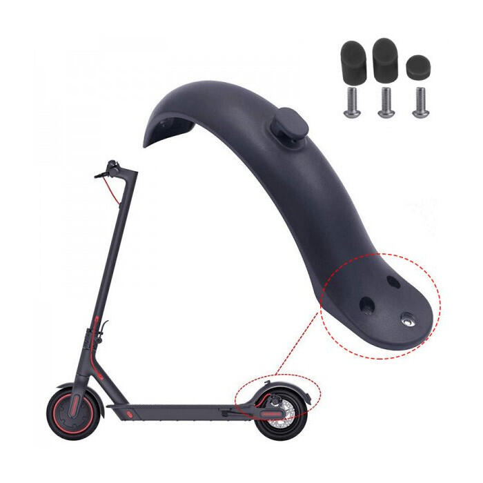 Capac filetat din cauciuc aripă spate + șuruburi M365/Pro/1S (M-50B)