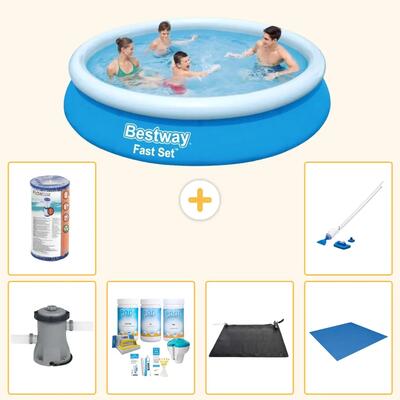 Bestway fast set rond - 366x76 cm - 7-delig s22020
