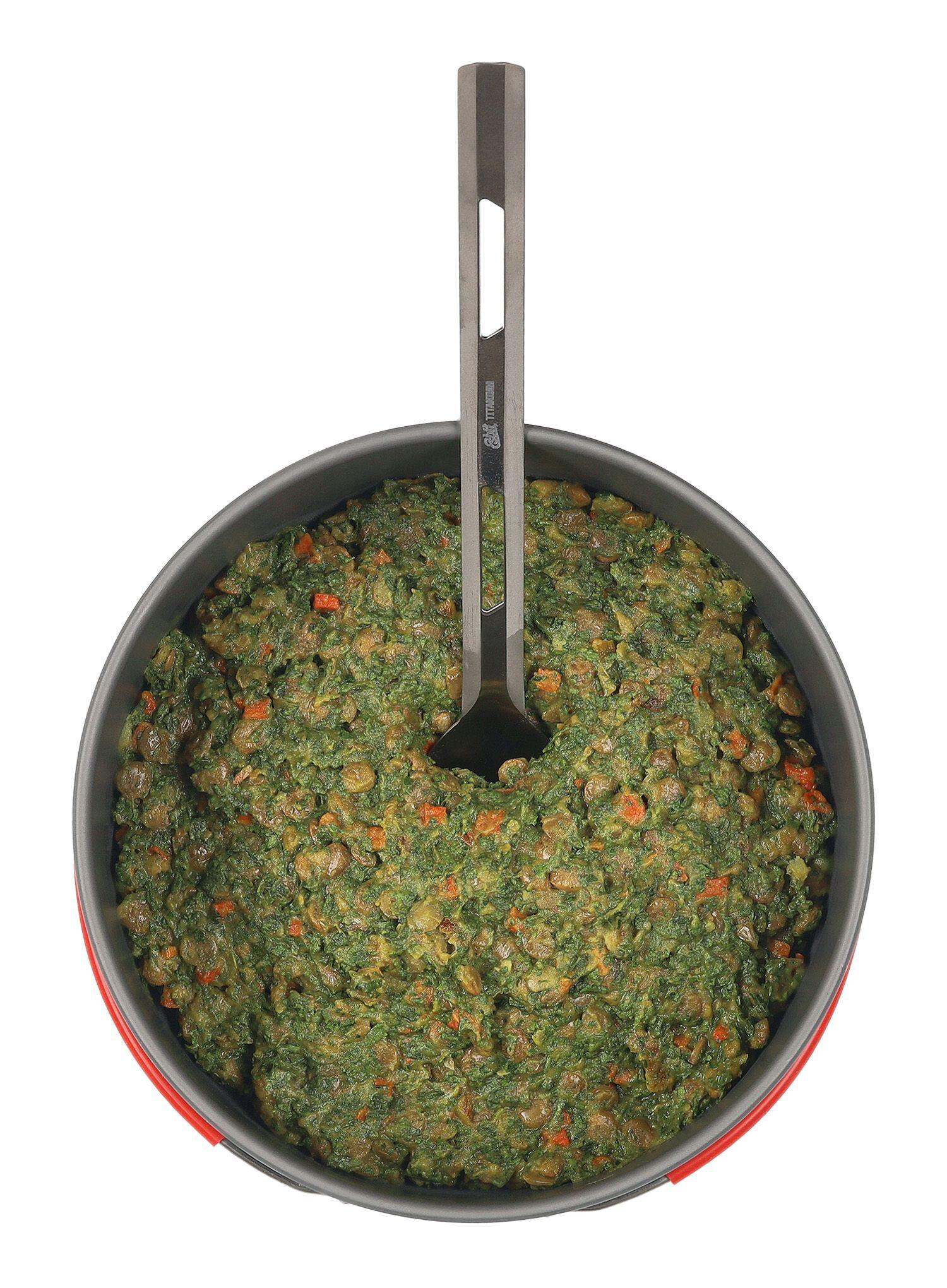 Repas lyophilisé Curry dhal lentilles et épinards Vegan 125g 6/6