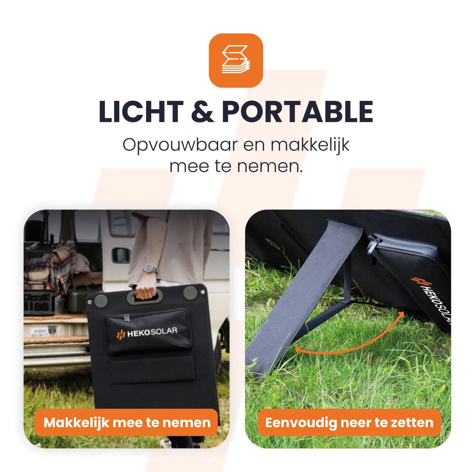 Portable Solar Panel Unfold 100 8/15