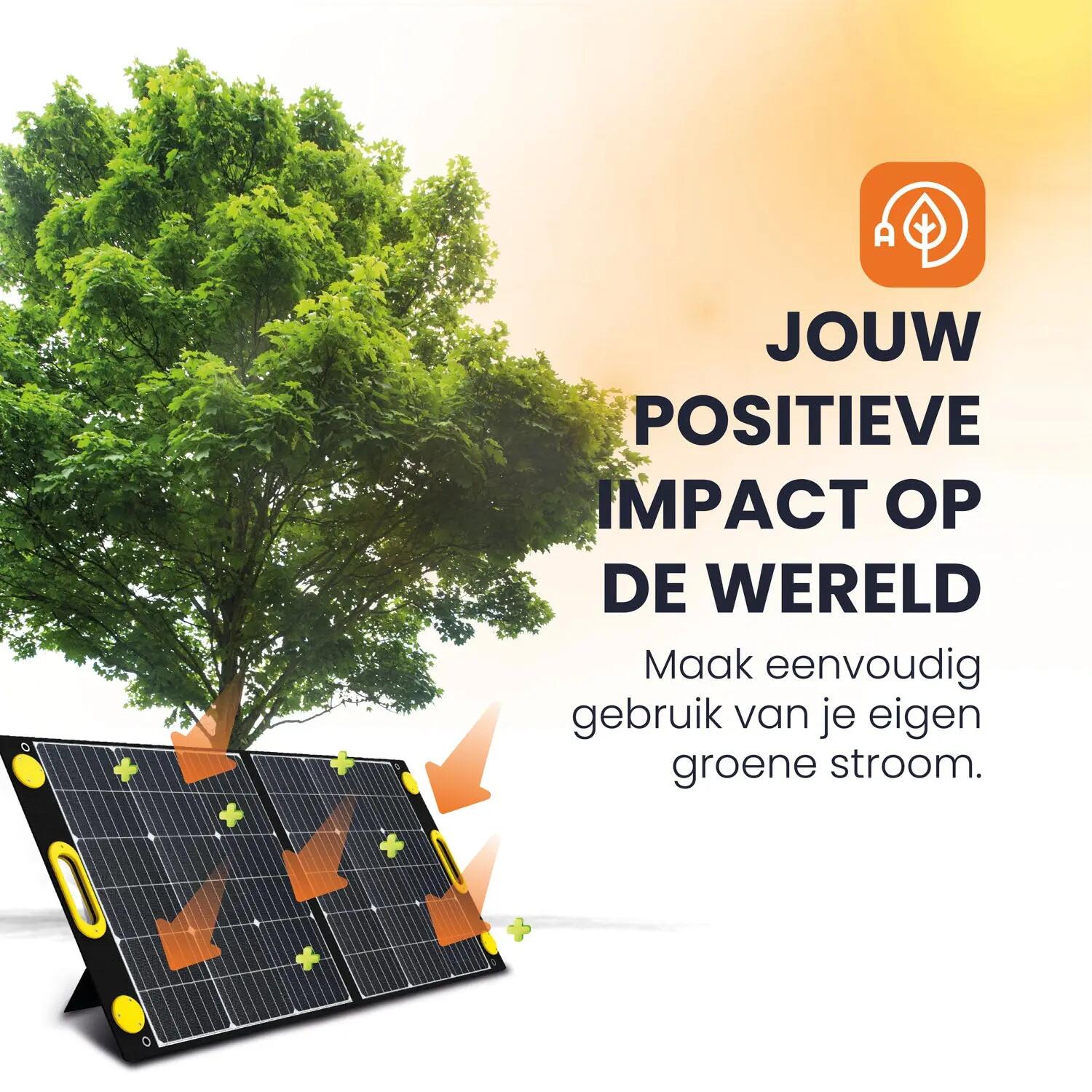 Portable Solar Panel Unfold 100 7/15