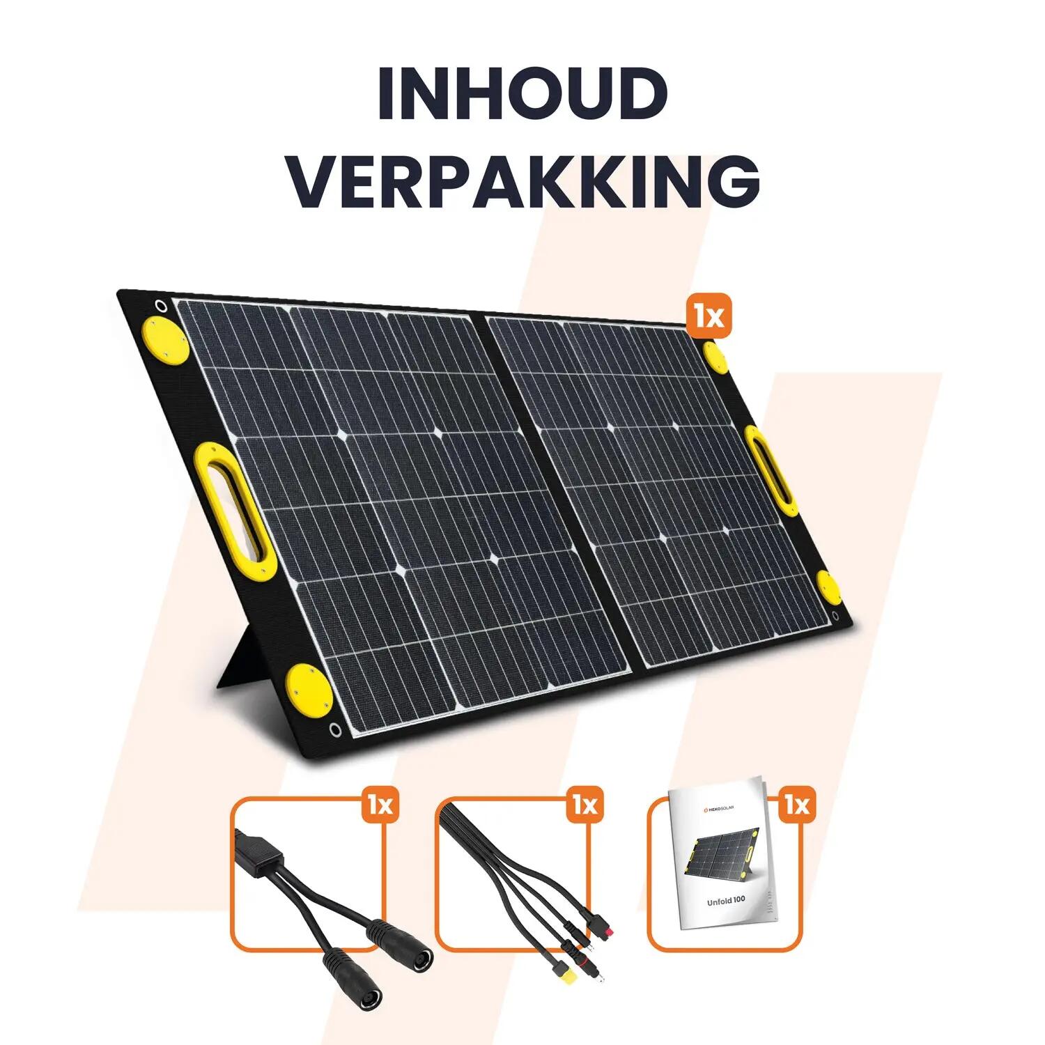 Portable Solar Panel Unfold 100 14/15