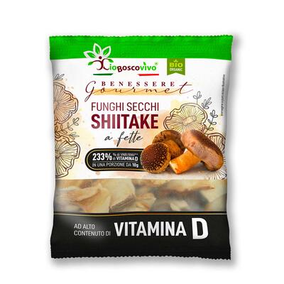 Funghi shiitake biologici secchi - 20 g