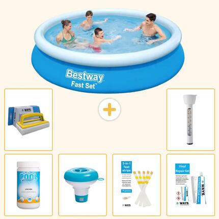 BESTWAY Piscina Bestway Fast Set Redonda - 366x76 cm - 7-piezas S22266
