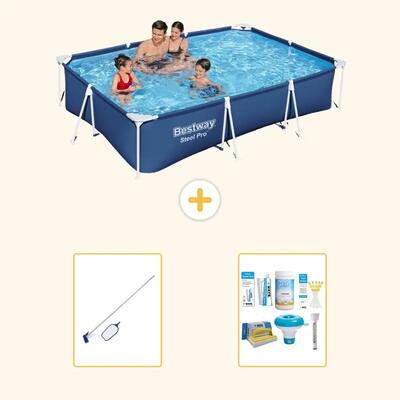 Bestway steel pro rechthoekig - 300x201x66 cm - 3-delig s22717