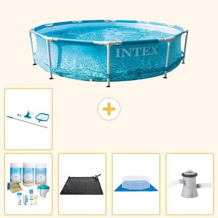 Piscine Tubulaire Ronde - 305x76 cm - 6-pièces S20963
