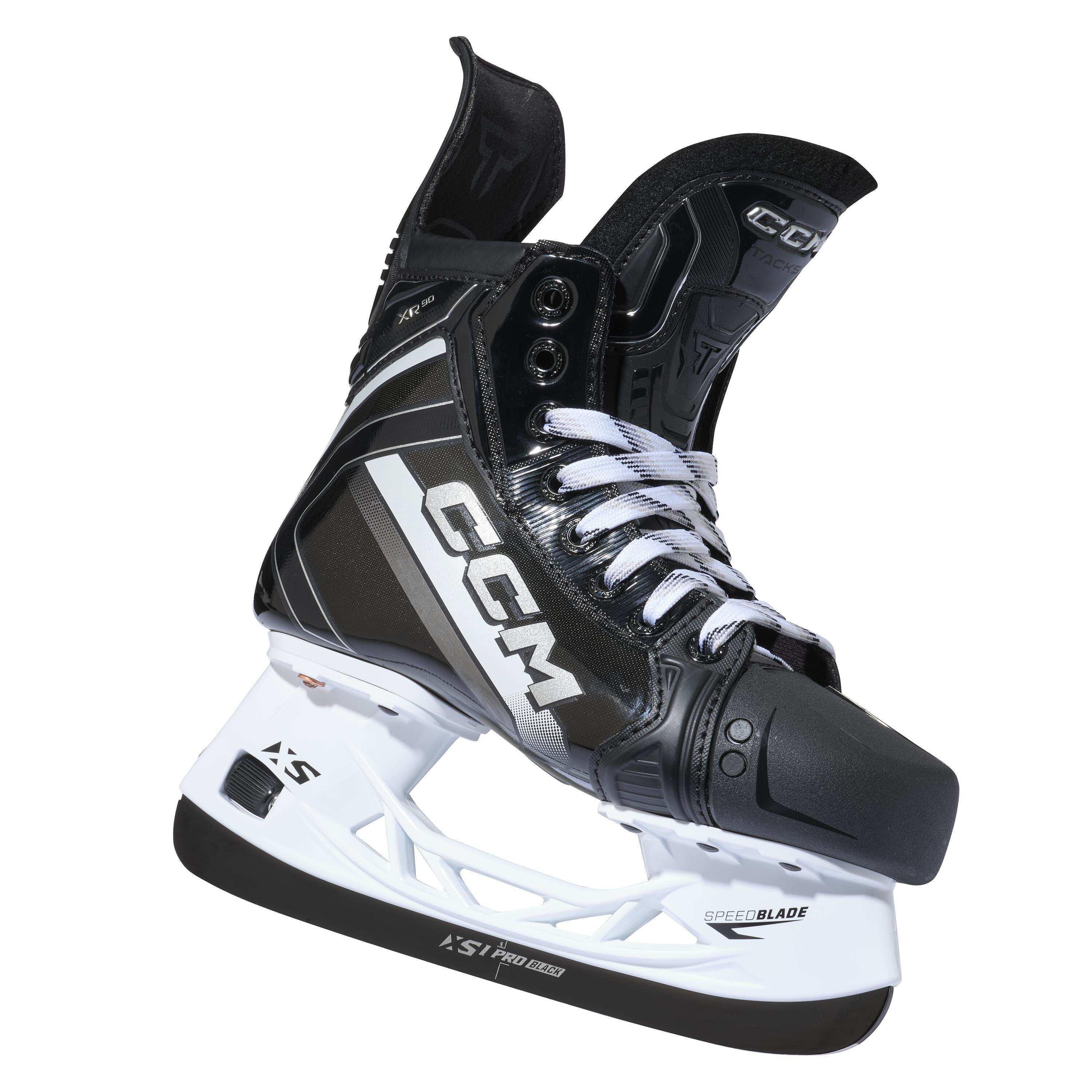 Tacks XR90 – łyżwy do hokeja na lodzie – czarne – białe 3/7