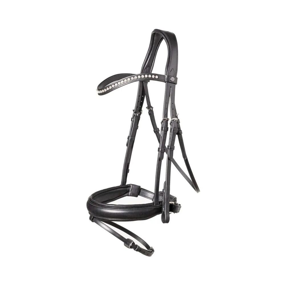 Combined riding bridle and noseband Trust Verden