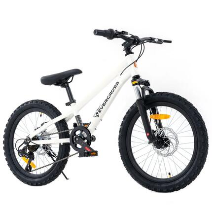 Kinder Mountainbike MTB 20" EM5 7 versnellingen schijfremmen verende voorvork