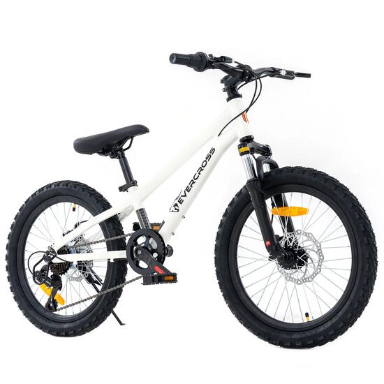 Kinder Mountainbike MTB 20" EM5 7 versnellingen schijfremmen verende voorvork