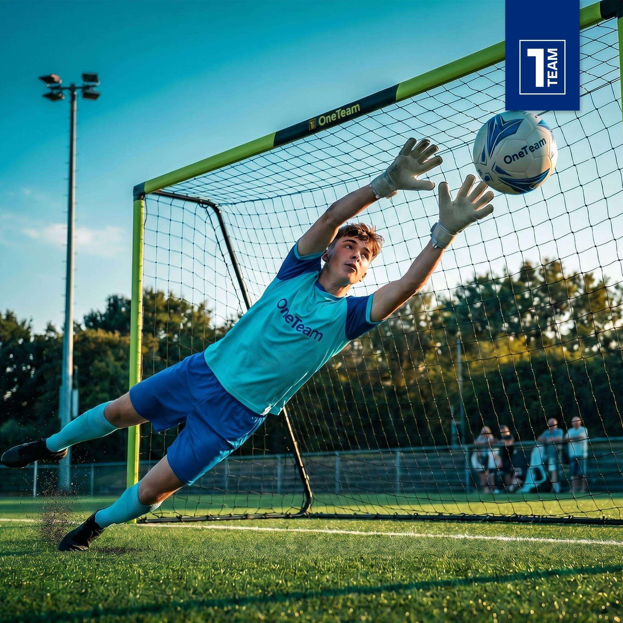 Bramka do piłki nożnej OneTeam One OT-SG3020 300 x 160 7/8