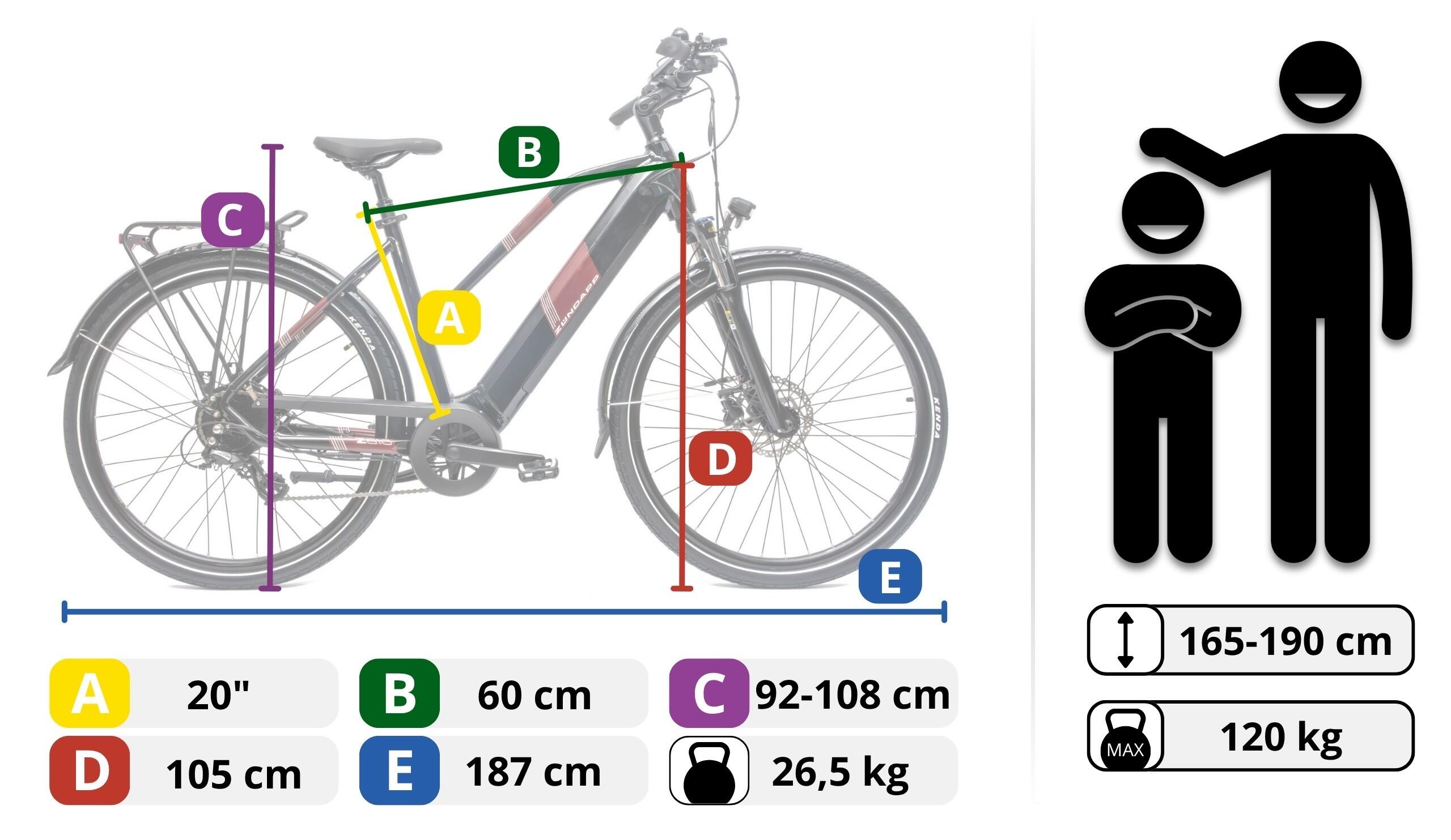 Rower Elektryczny Trekkingowy Zündapp Z810 Koła 28" 3/9