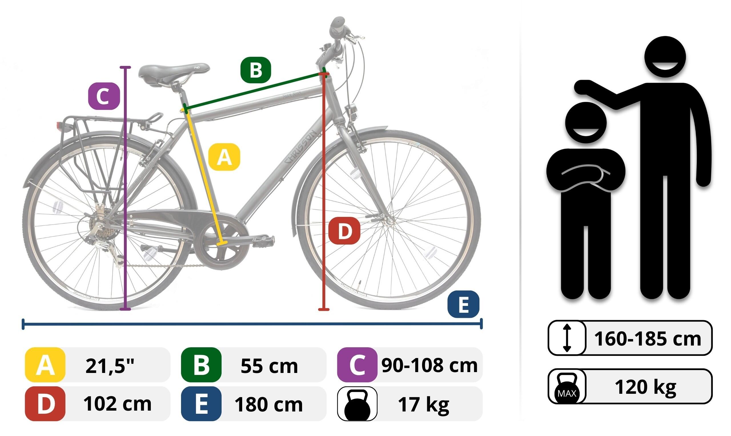 Rower Trekkingowy Chrisson City One Koła 28" 7/7