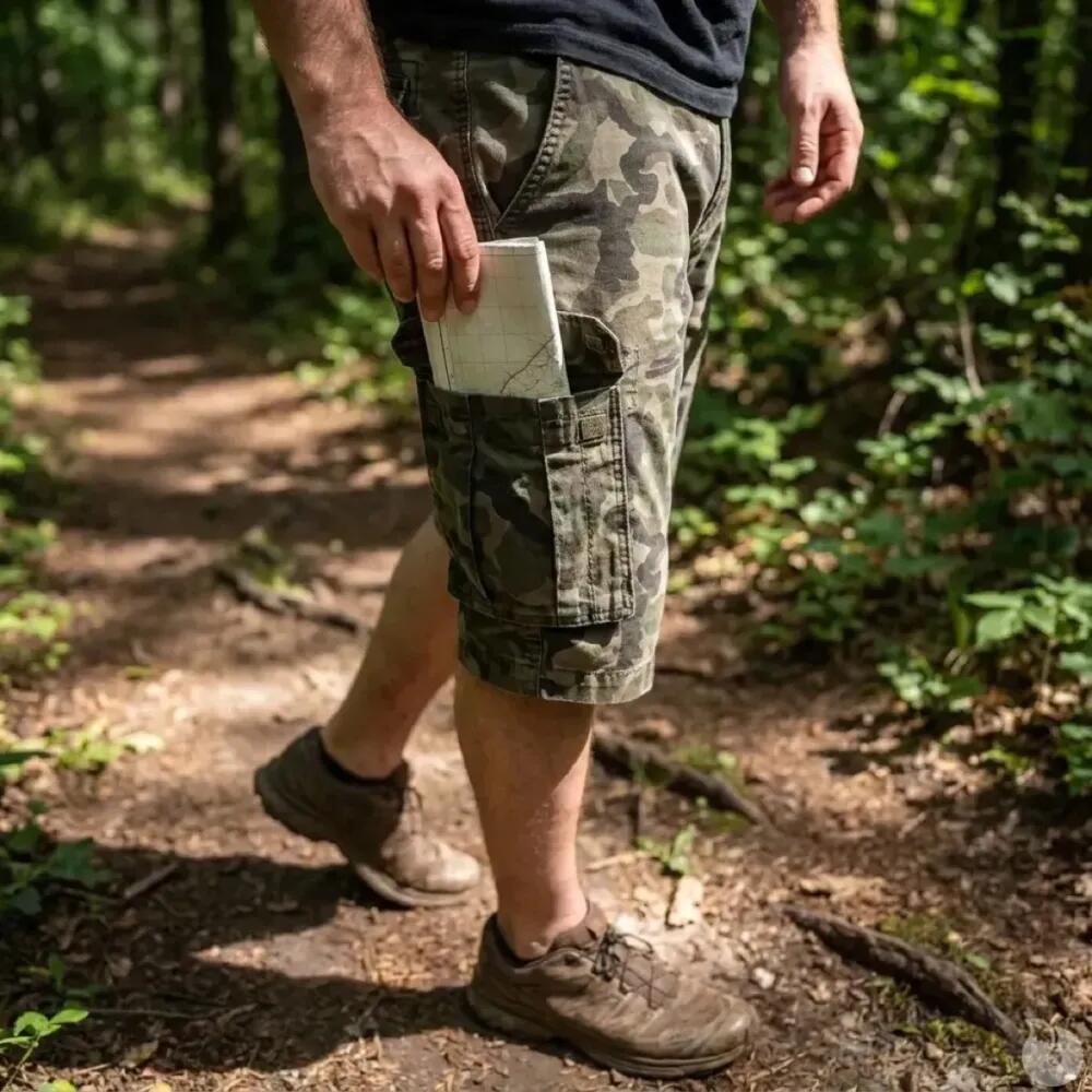 Short cargo camo 4 poches 4/5