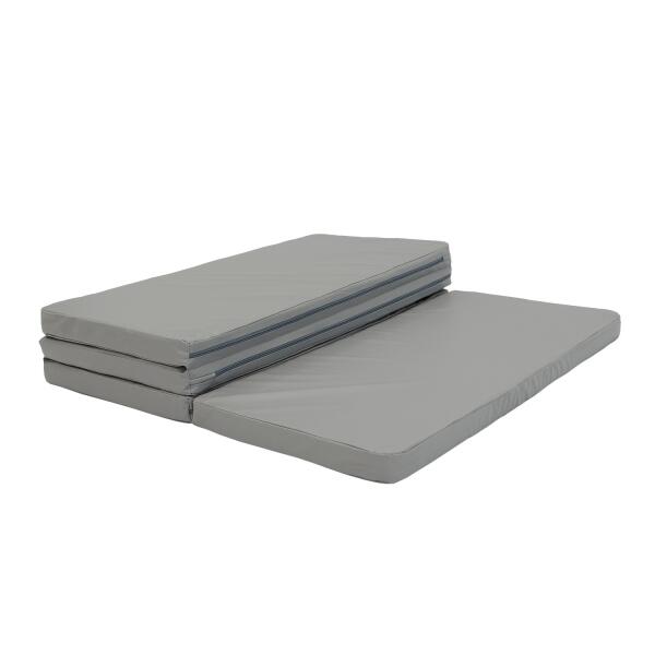 Saltea de gimnastică Gamma 200x100x10 patru piese gri