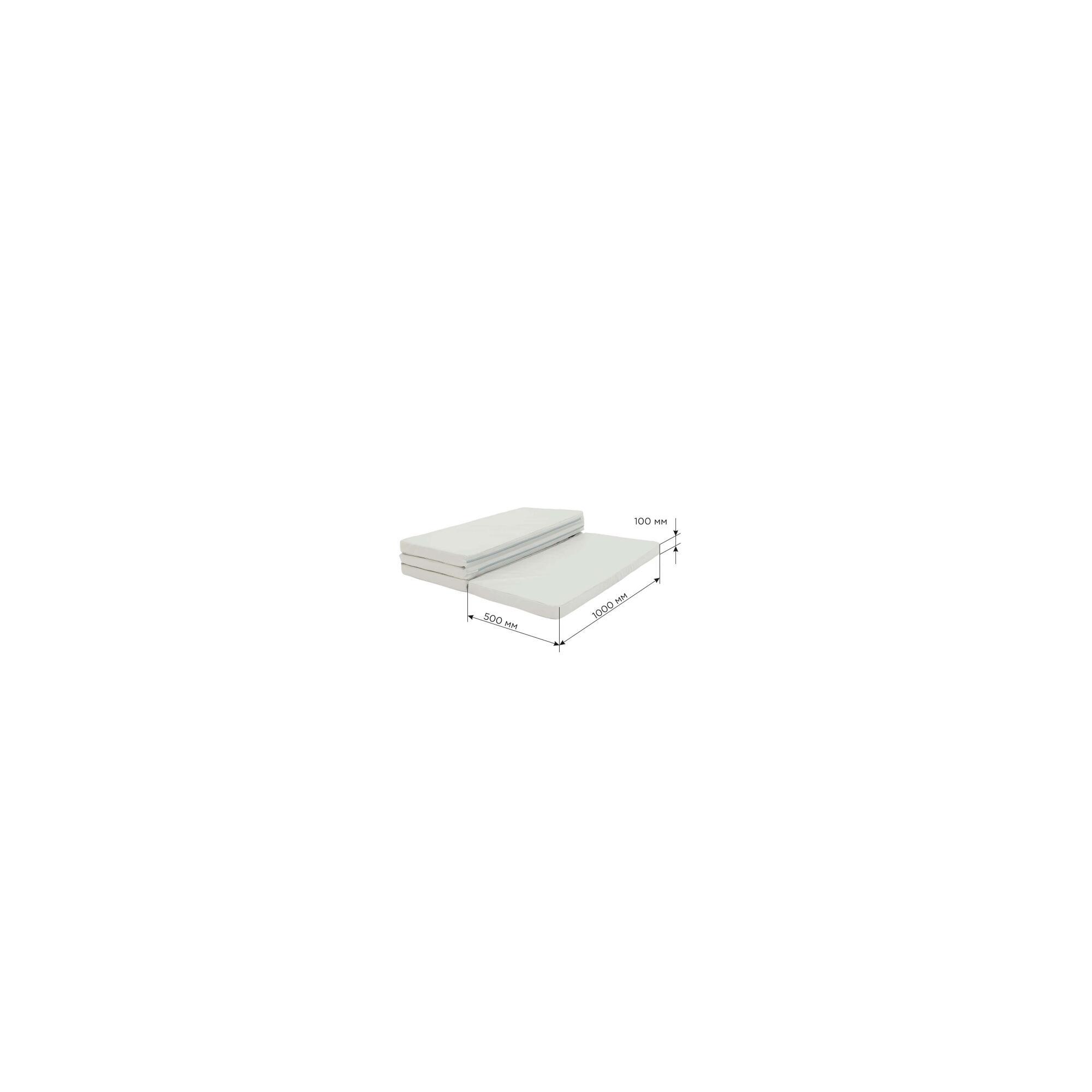 Saltea de gimnastică Gamma 200x100x10 patru piese gri