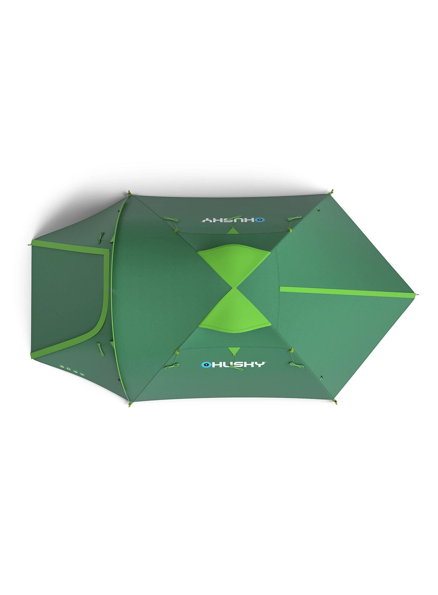 Namiot 3-osobowy Husky Bizon 3 Plus - green 4/5