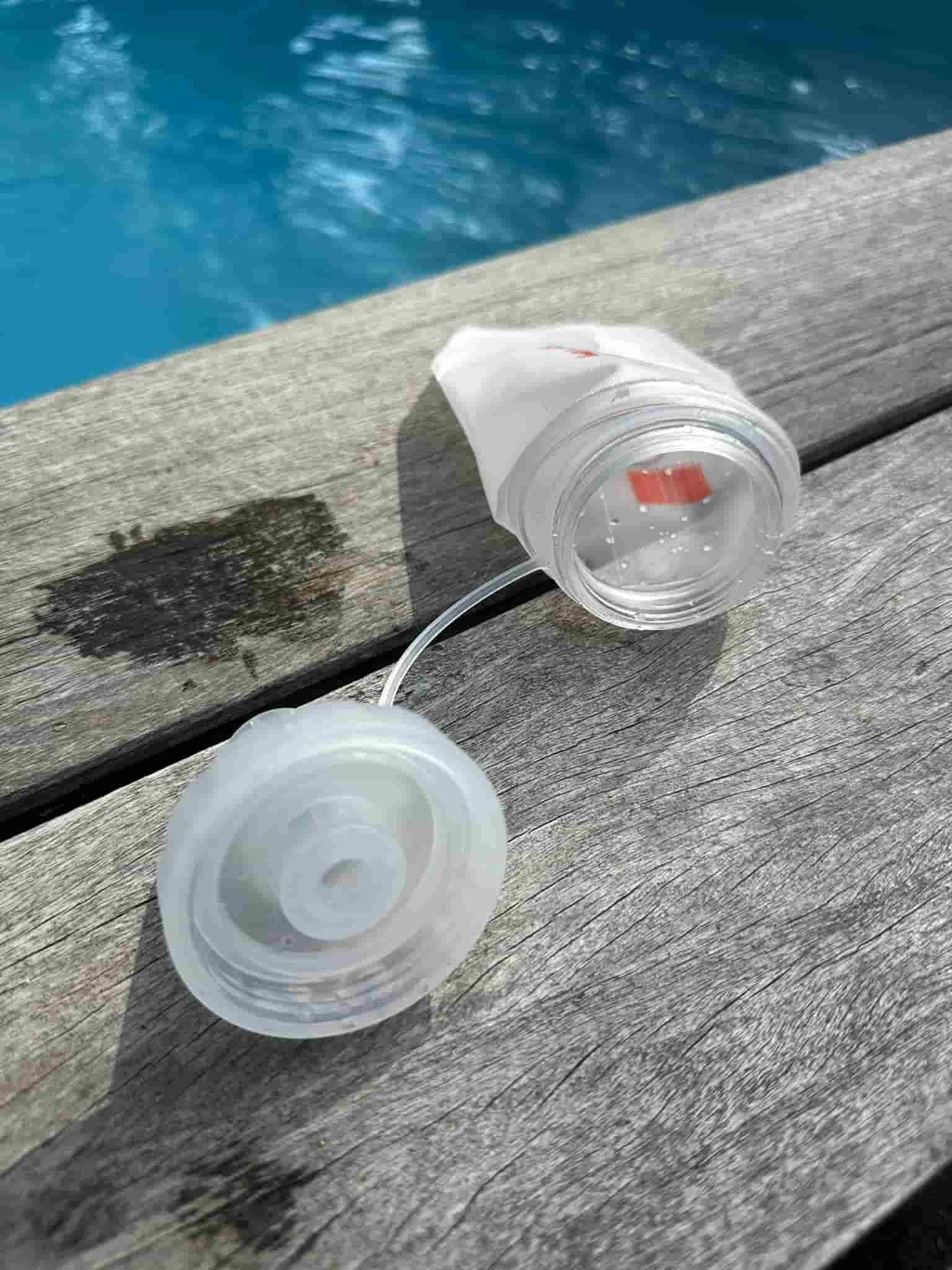 Gourde souple 250ml en silicone pour Trail running et semi marathon 3/4