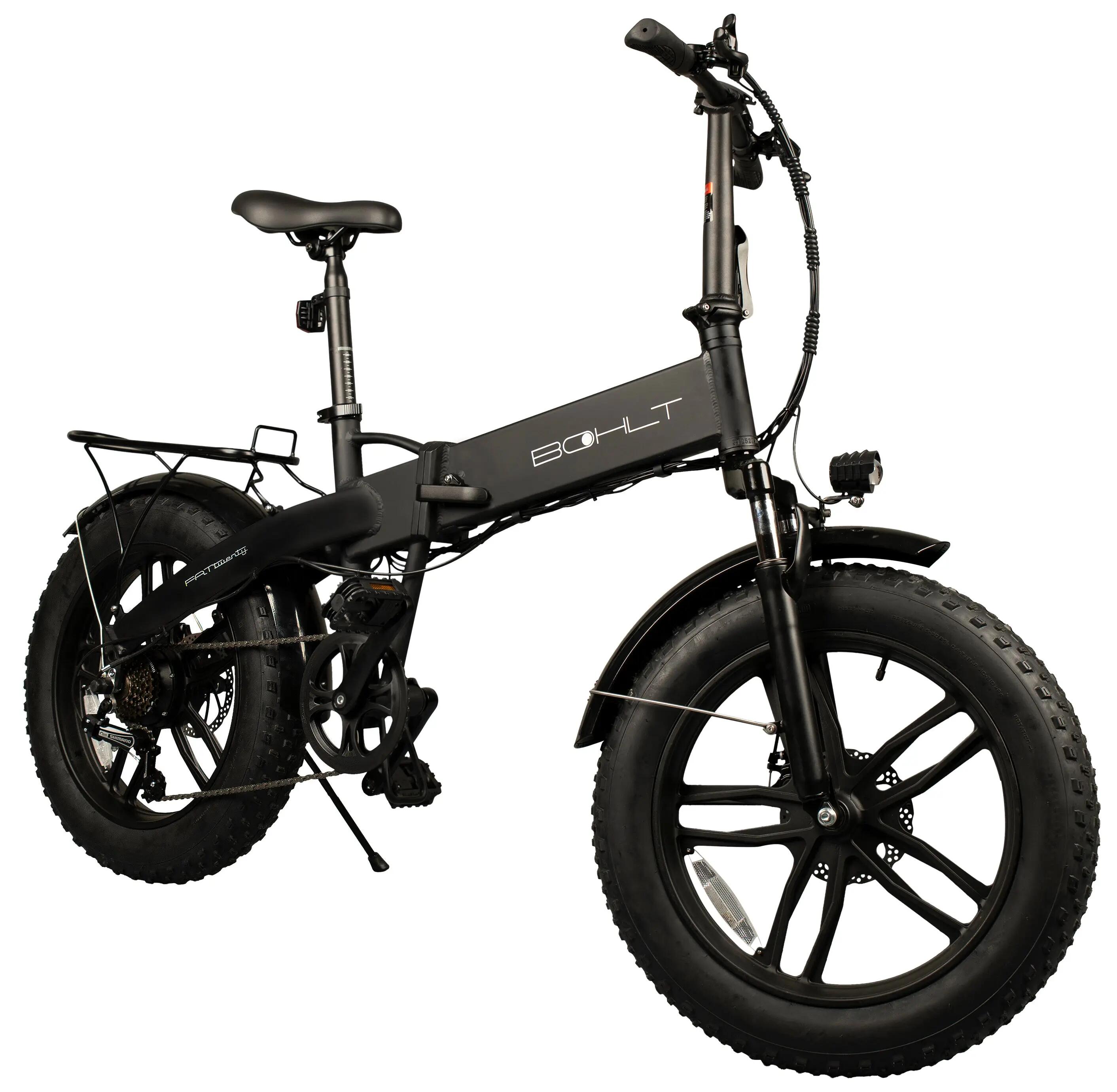 Bici elettrica pieghevole - Fat Twenty - 20 pollici Nero 5/8