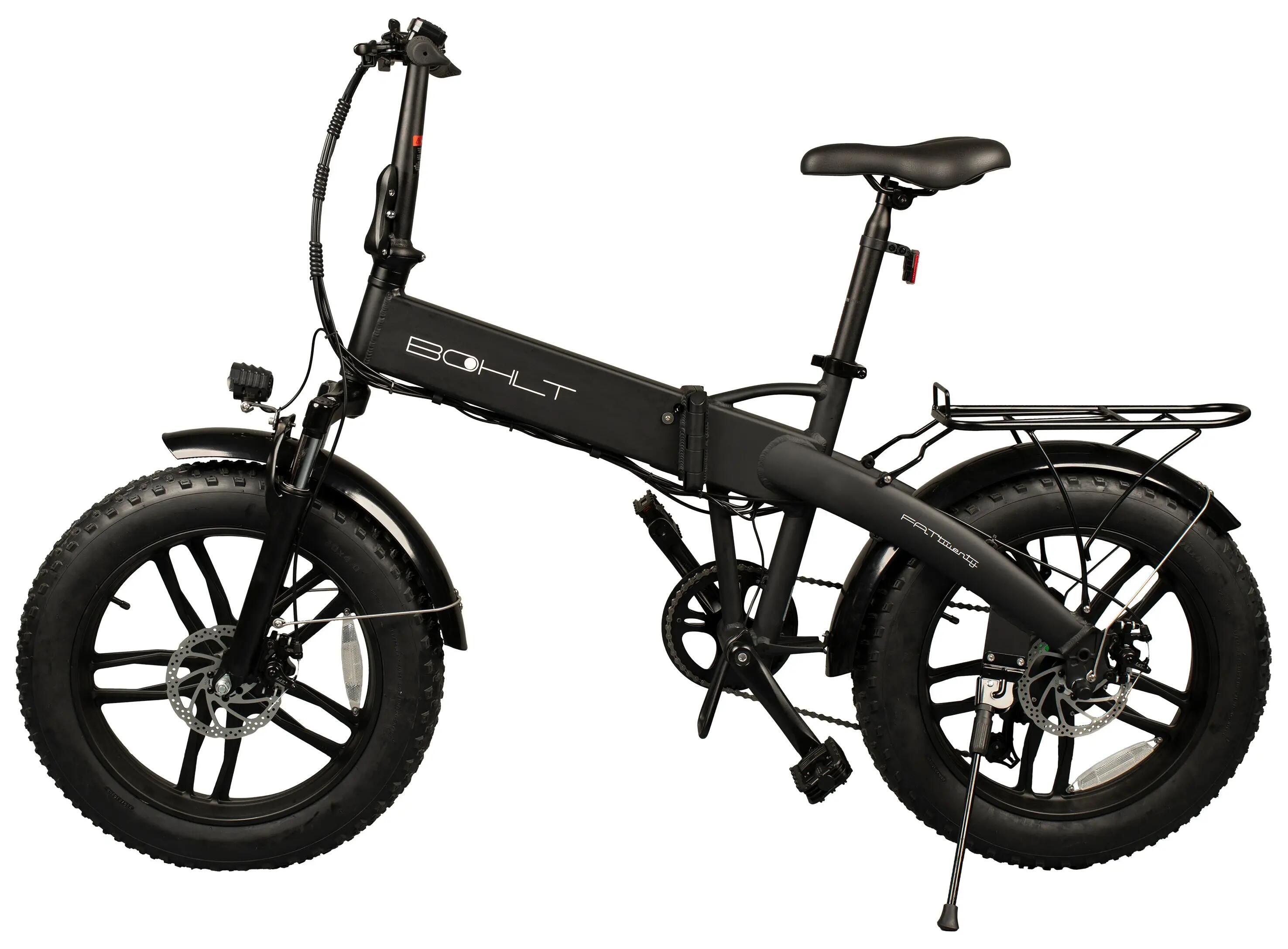 Bici elettrica pieghevole - Fat Twenty - 20 pollici Nero 4/8