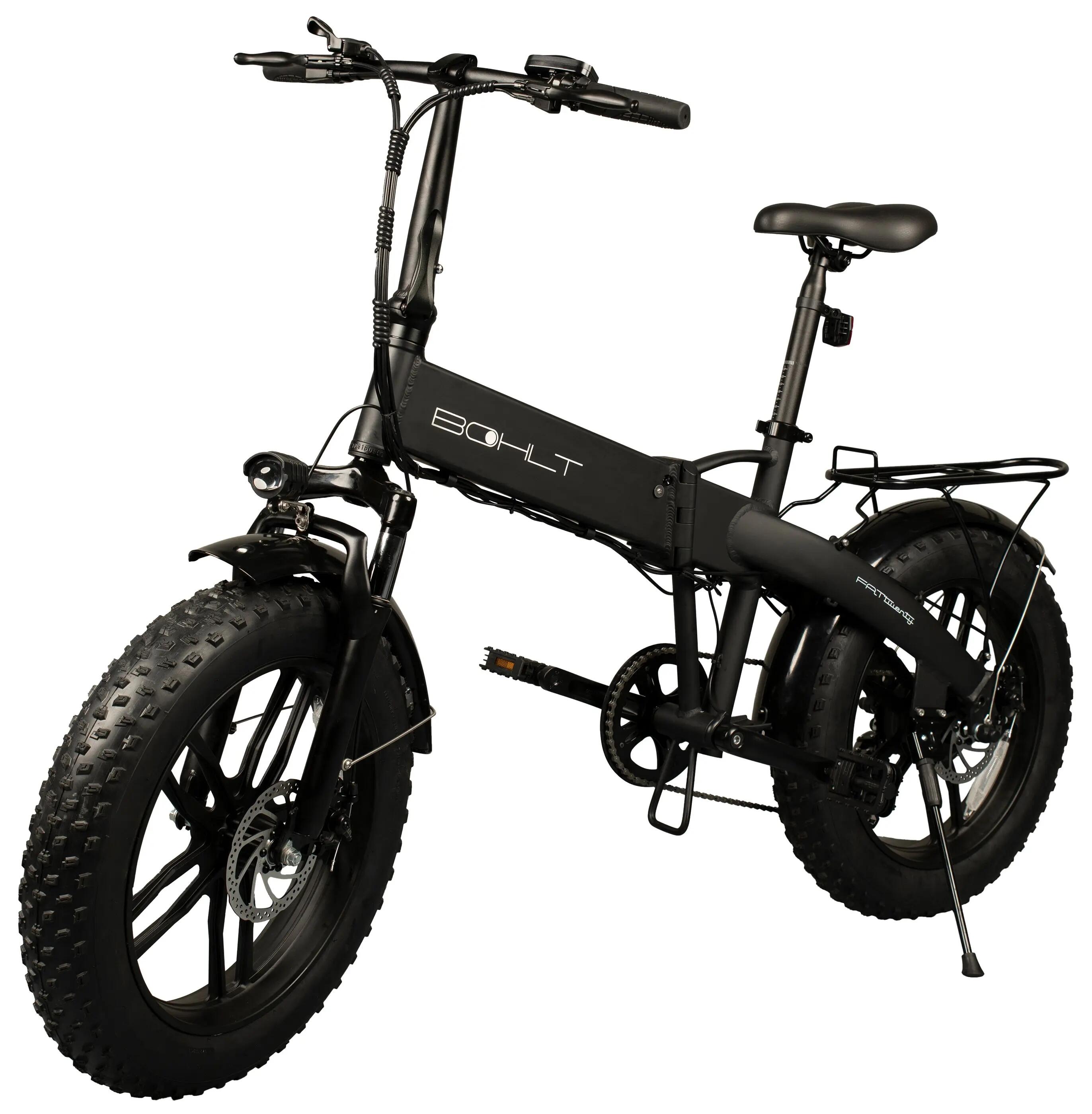 Bici elettrica pieghevole - Fat Twenty - 20 pollici Nero 3/8