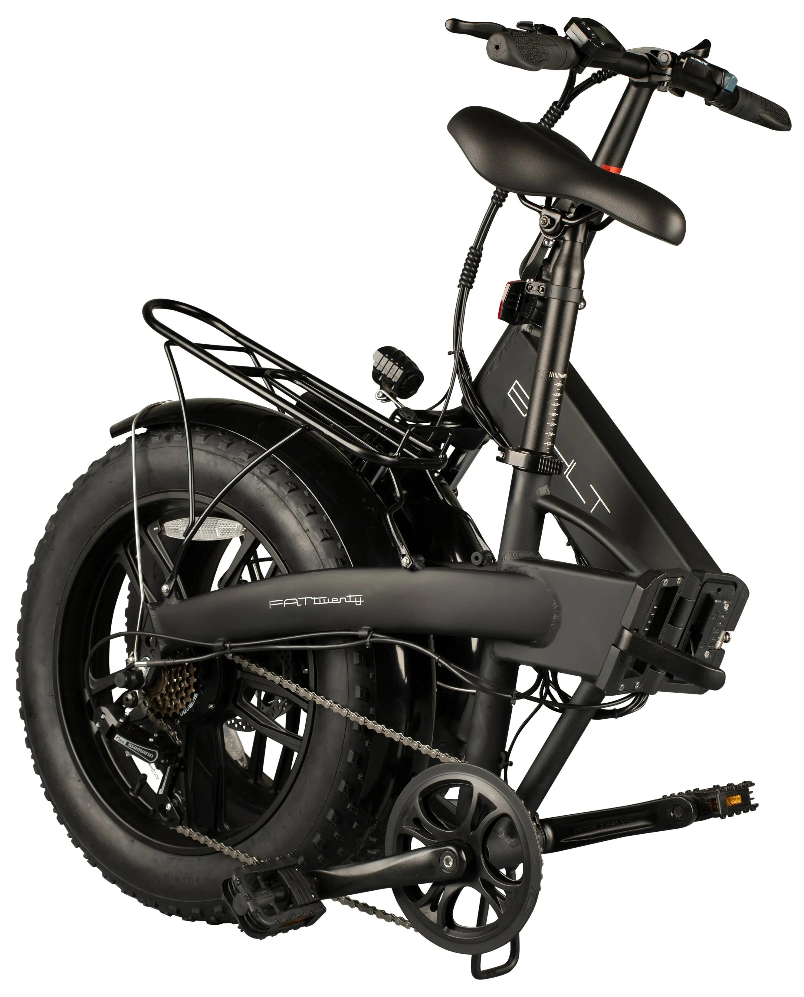 Bici elettrica pieghevole - Fat Twenty - 20 pollici Nero 2/8