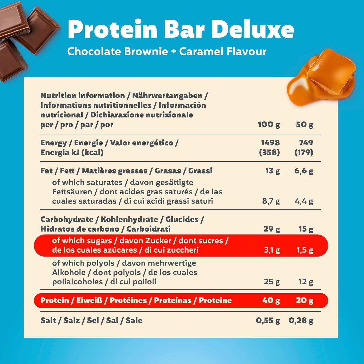 12x50g Energieriegel Bar Deluxe 40% Chocolate Brownie 5/5