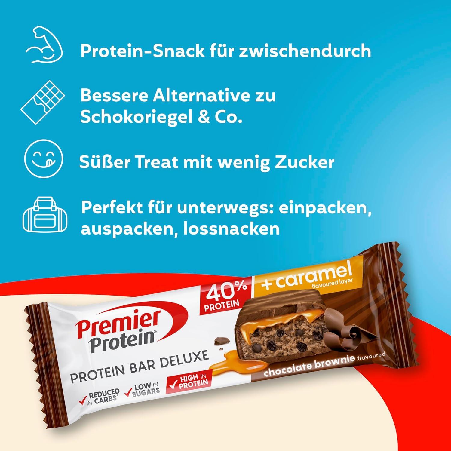 12x50g Energieriegel Bar Deluxe 40% Chocolate Brownie 4/5