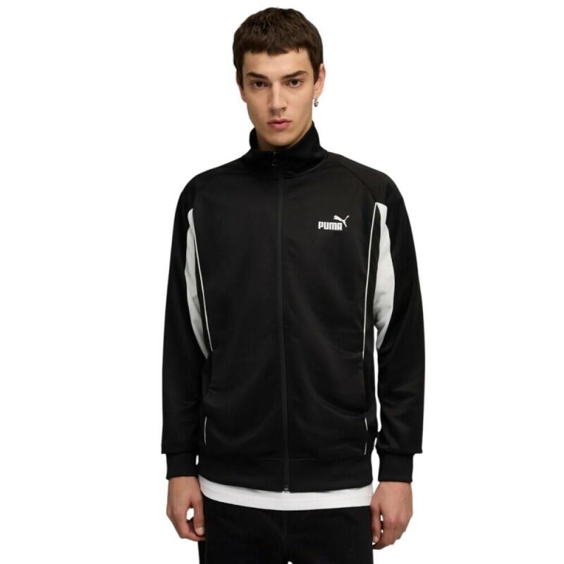 Chaqueta chándal Puma negra para hombre - cremallera completa 3/9