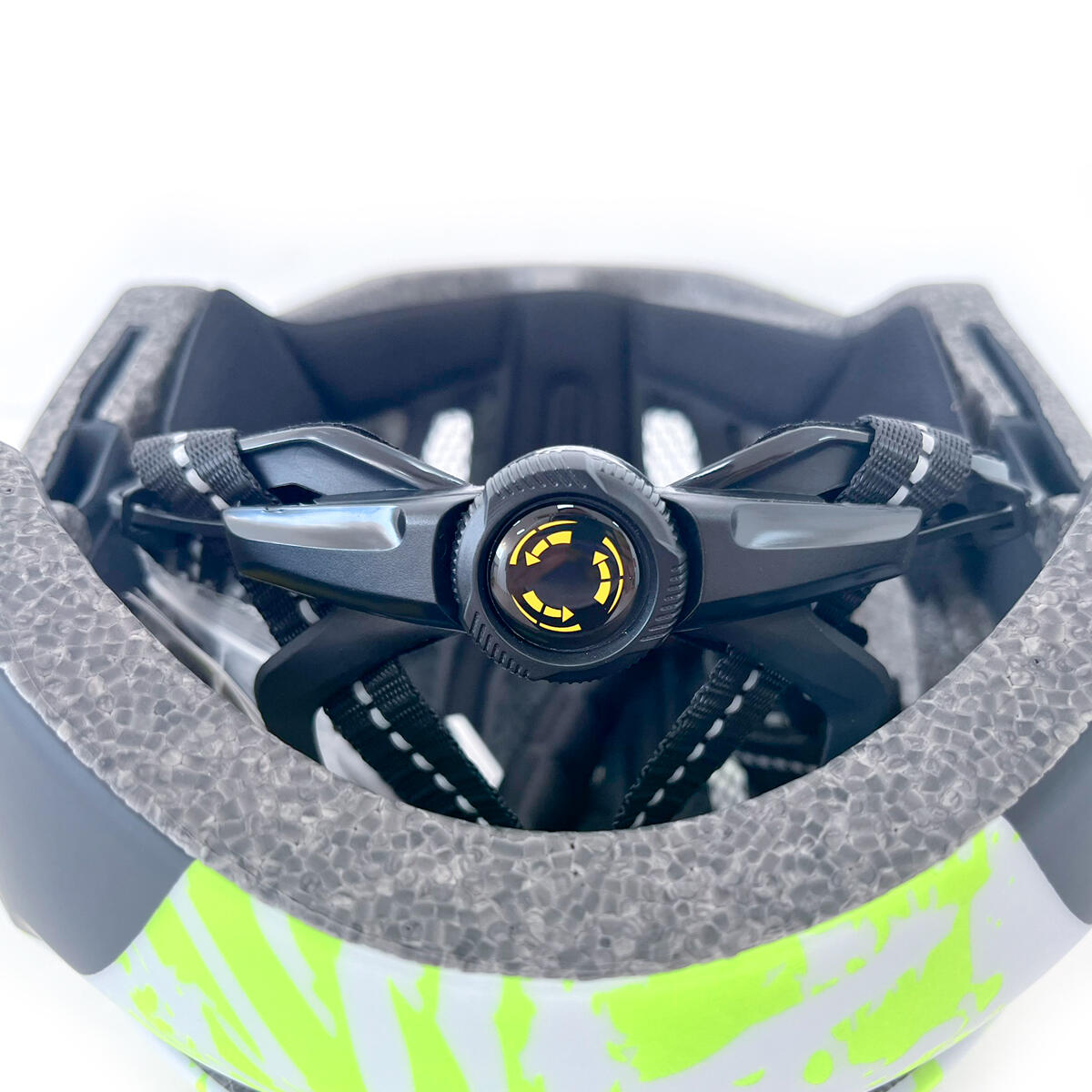 Casco di protezione per l'infanzia con spray giallo chiaro 13/14