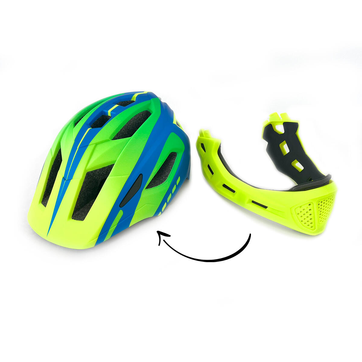 Casco per la protezione dei bambini con colore Giallo Chiaro 3/13