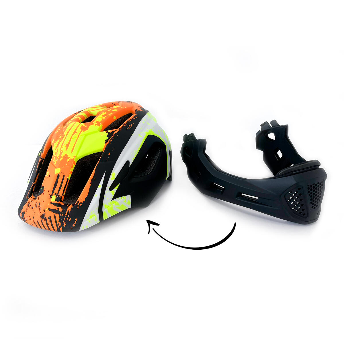 Casque de protection pour enfants en coquille avec lumière 11/14