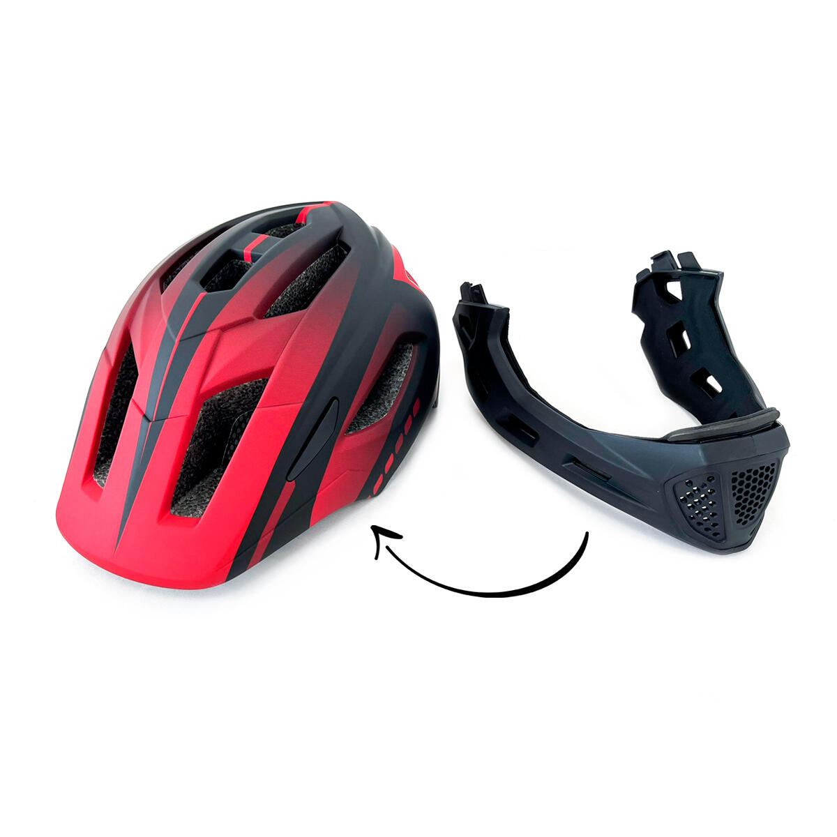 Casque de protection pour enfants en coquille avec lumière 8/12