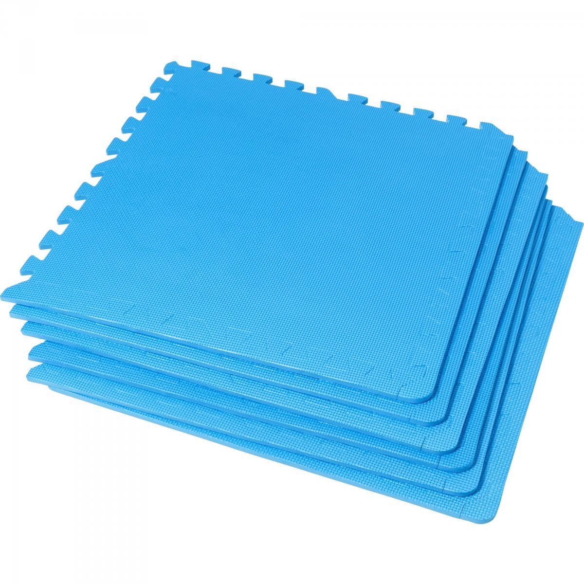 Set Saltea tip puzzel 6 Buc + 12 Margini Albastru