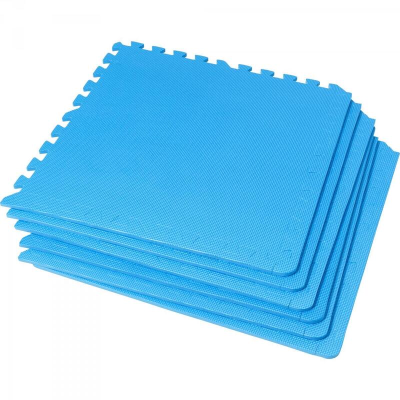 Set Saltea tip puzzel 6 Buc + 12 Margini Albastru