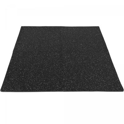 Vloermatten rubber - beschermingsmatten - 4 matten + 8 eindstukken - puzzel mat
